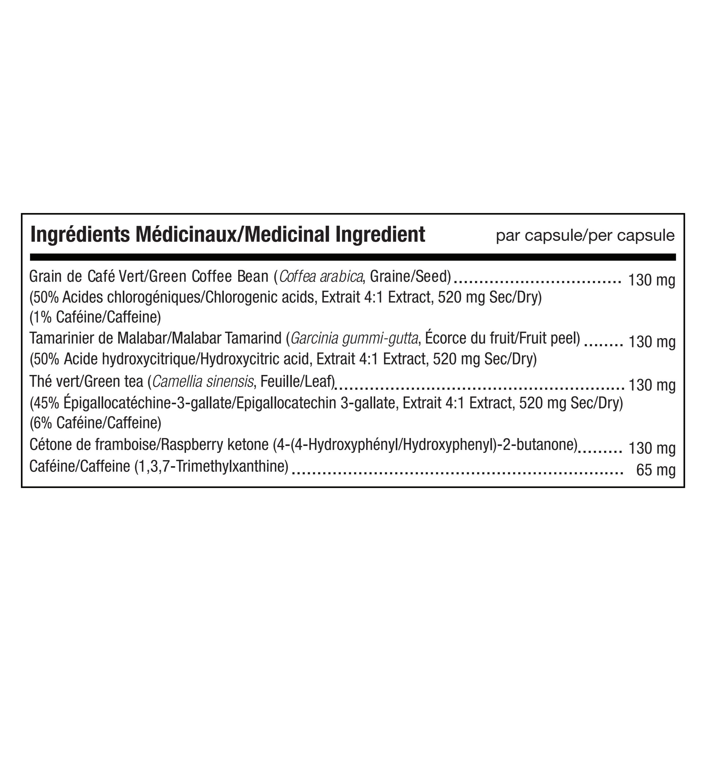 Supplément de gestion du poids
